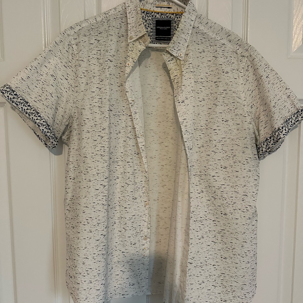 Denim & Flower Ricky Singh Short Sleeve Button Down